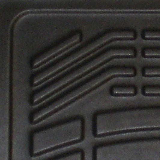 RedRock Sure-Fit Front Floor Liners; Black (14-18 Sierra 1500)