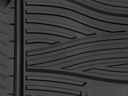 RedRock Molded Front Floor Liners; Black (14-18 Sierra 1500)