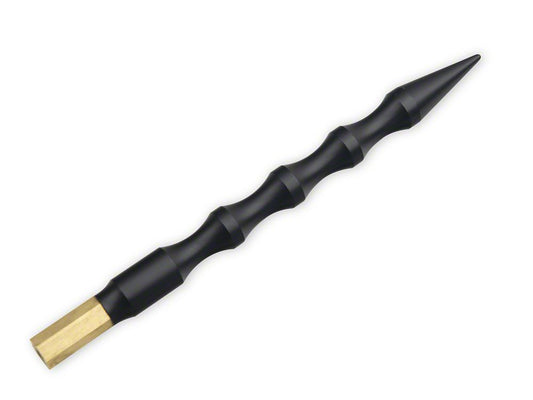 RedRock Billet Antenna; 6-Inch; Black (07-25 Sierra 1500)