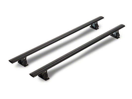 RedRock Cross Bar Roof Rack; Black; 60-Inch (14-25 Sierra 1500)
