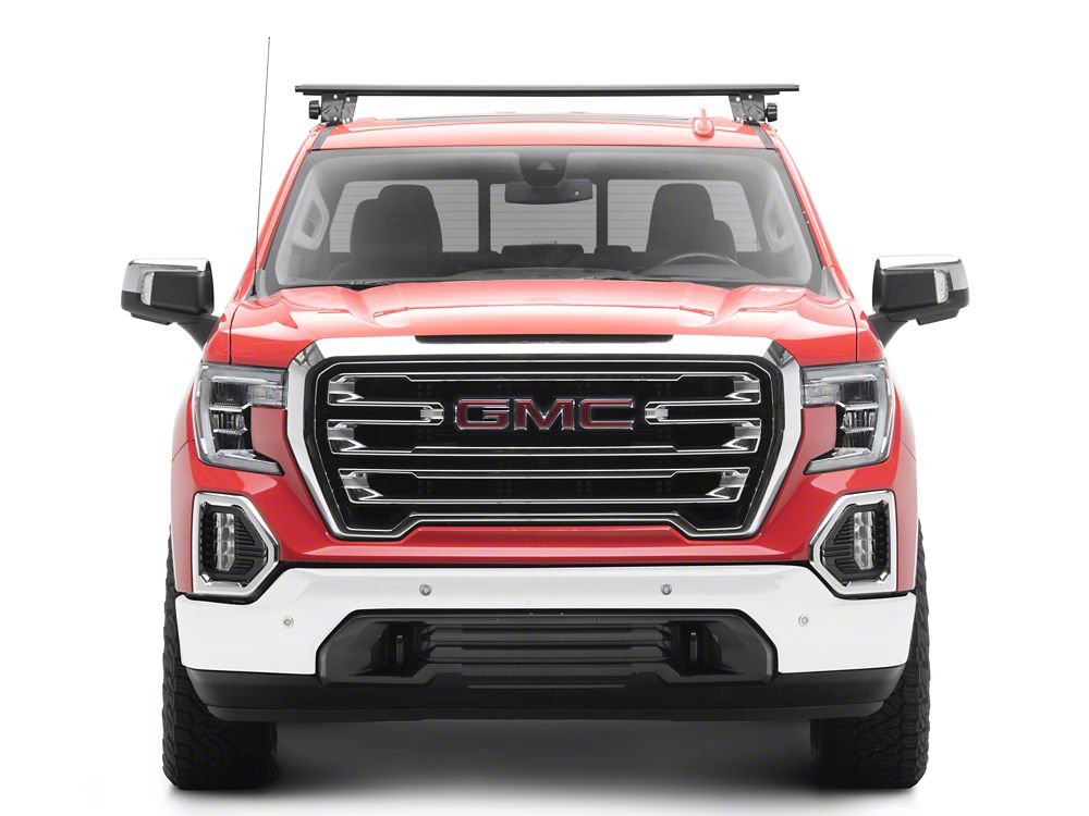 RedRock Cross Bar Roof Rack; Black; 60-Inch (14-25 Sierra 1500)