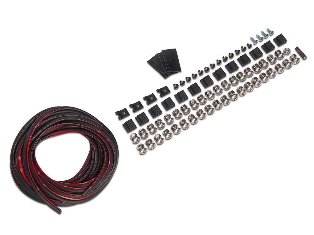 RedRock Replacement Fender Flare Hardware Kit for S512838-A Only (07-13 Sierra 1500 w/ 6.50-Foot Standard & 8-Foot Long Box)