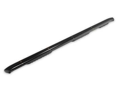 RedRock 5-Inch Oval Bent Wheel to Wheel Side Step Bars; Black (19-25 Sierra 1500 Crew Cab w/ 6.50-Foot Standard Box)