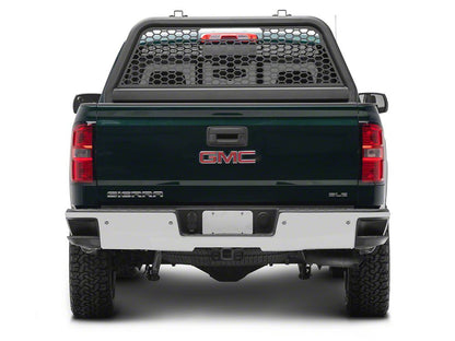 RedRock HD Headache Rack; Textured Black (07-18 Sierra 1500)
