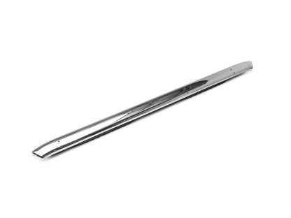 RedRock 5-Inch Oval Bent End Side Step Bars; Stainless Steel (19-25 Sierra 1500 Crew Cab)