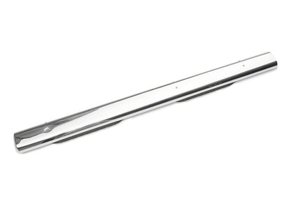 RedRock 6-Inch Oval Straight End Side Step Bars; Stainless Steel (19-25 Sierra 1500 Double Cab)