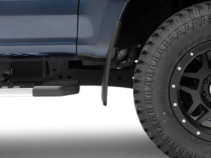 RedRock Molded Mud Guards; Front and Rear (17-25 F-250 Super Duty w/o OE Fender Flares)