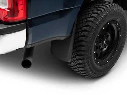 RedRock Molded Mud Guards; Front and Rear (17-25 F-250 Super Duty w/o OE Fender Flares)