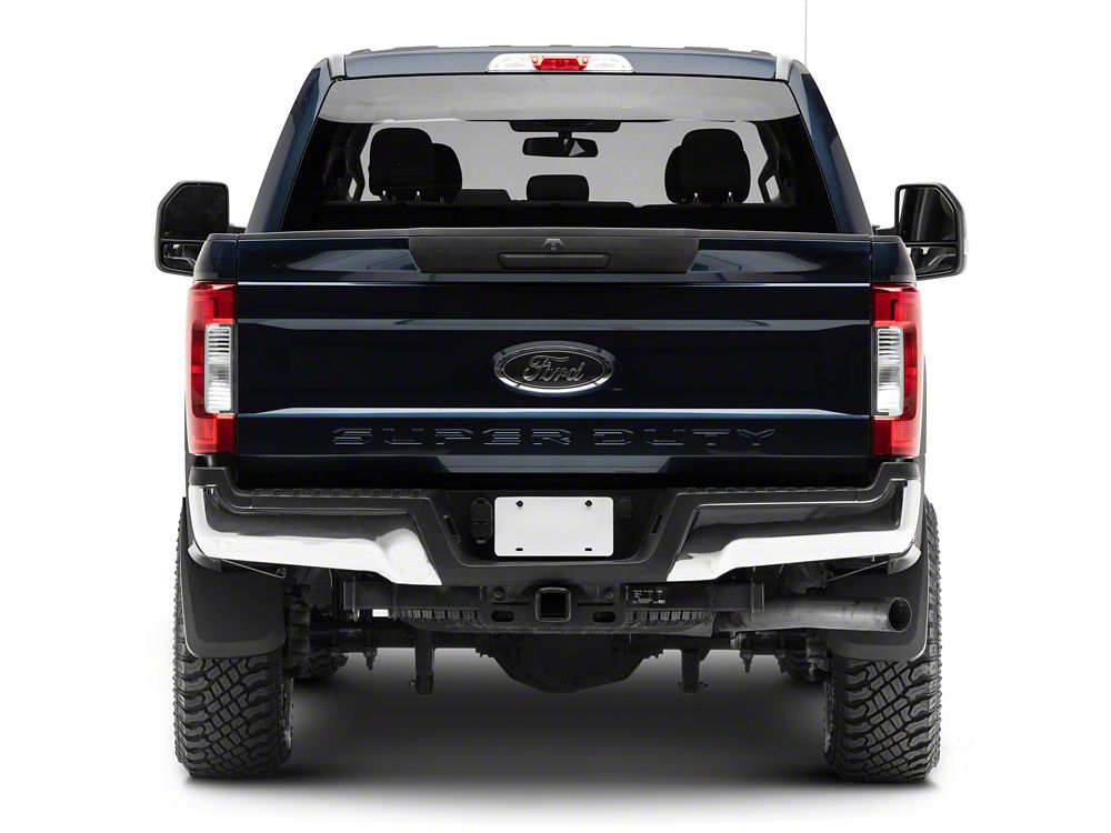 RedRock Molded Mud Guards; Front and Rear (17-25 F-250 Super Duty w/o OE Fender Flares)