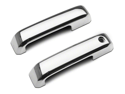 RedRock Door Handle Covers; Door Pulls Only; Chrome (17-22 F-250 Super Duty Regular Cab, SuperCab)