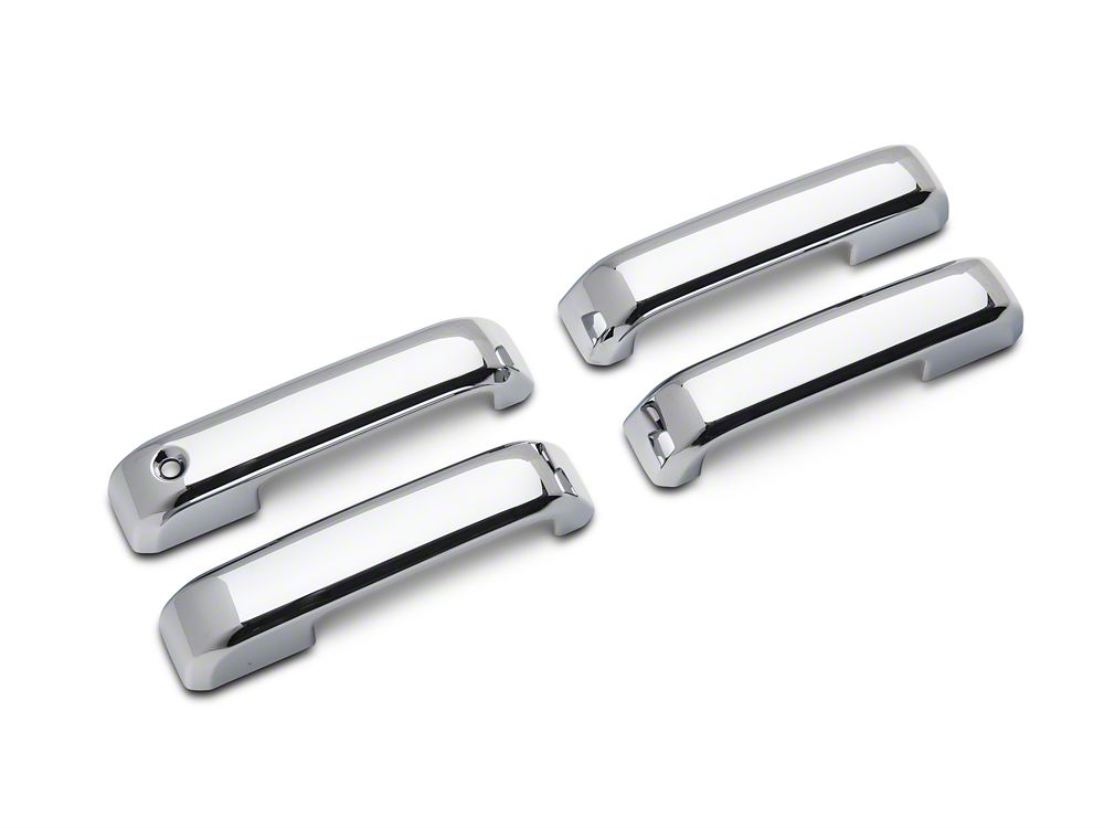 RedRock Door Handle Covers; Door Pulls Only; Chrome (17-22 F-250 Super Duty SuperCrew)