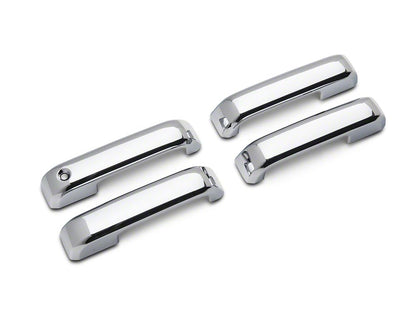 RedRock Door Handle Covers; Door Pulls Only; Chrome (17-22 F-250 Super Duty SuperCrew)