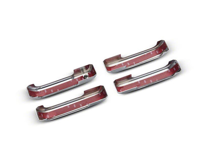 RedRock Door Handle Covers; Door Pulls Only; Chrome (17-22 F-250 Super Duty SuperCrew)