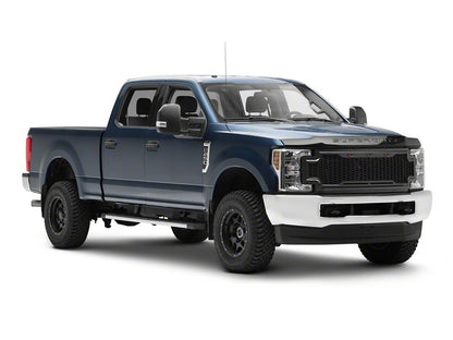 RedRock Baja Upper Replacement Grille with LED Lighting; Charcoal (17-19 F-250 Super Duty)
