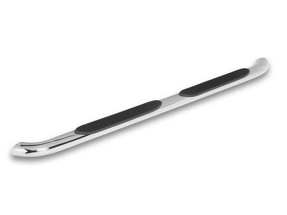 RedRock 4-Inch Oval Bent End Side Step Bars; Stainless Steel (17-25 F-250 Super Duty SuperCab)