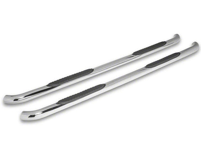 RedRock 3-Inch Side Step Bars; Stainless Steel (17-25 F-250 Super Duty SuperCrew)