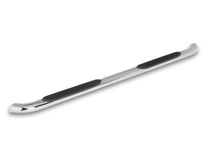 RedRock 4-Inch Oval Bent End Side Step Bars; Stainless Steel (17-25 F-250 Super Duty SuperCrew)