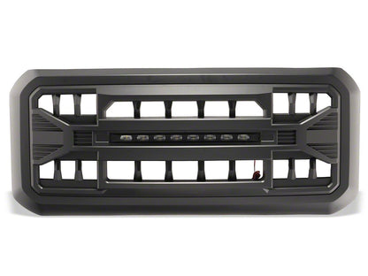 RedRock Armor Upper Replacement Grille with LED Off-Road Lighting (11-16 F-250 Super Duty)