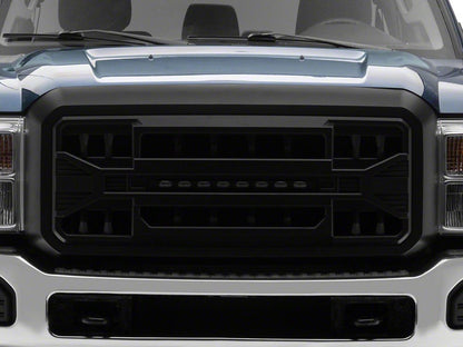 RedRock Armor Upper Replacement Grille with LED Off-Road Lighting (11-16 F-250 Super Duty)