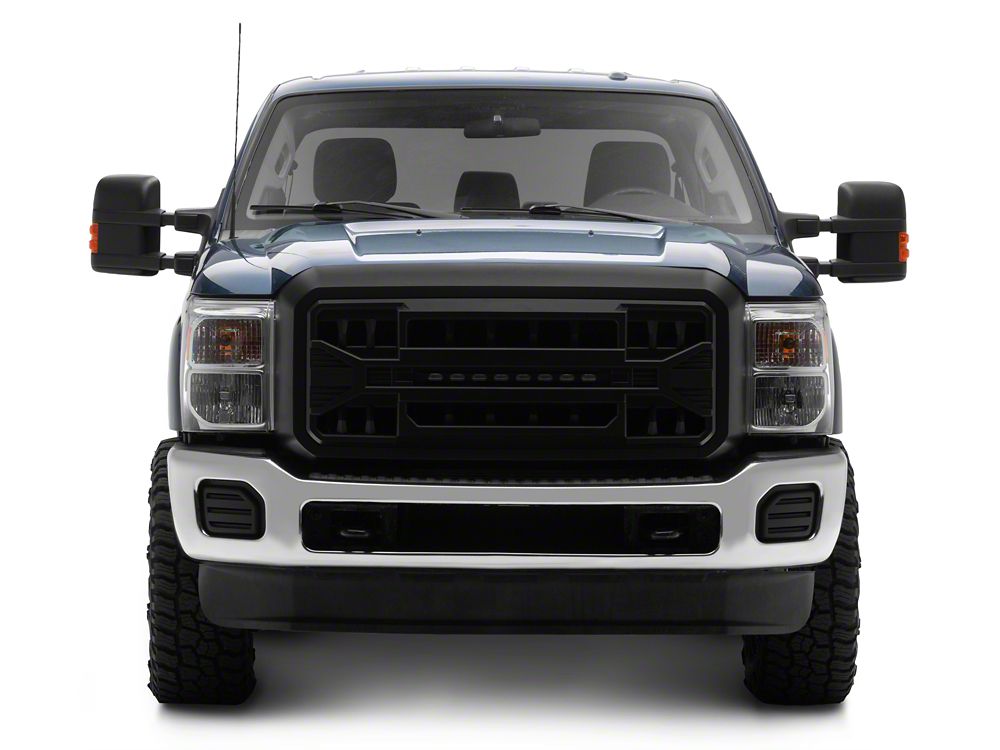 RedRock Armor Upper Replacement Grille with LED Off-Road Lighting (11-16 F-250 Super Duty)