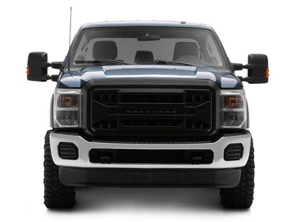 RedRock Armor Upper Replacement Grille with LED Off-Road Lighting (11-16 F-250 Super Duty)