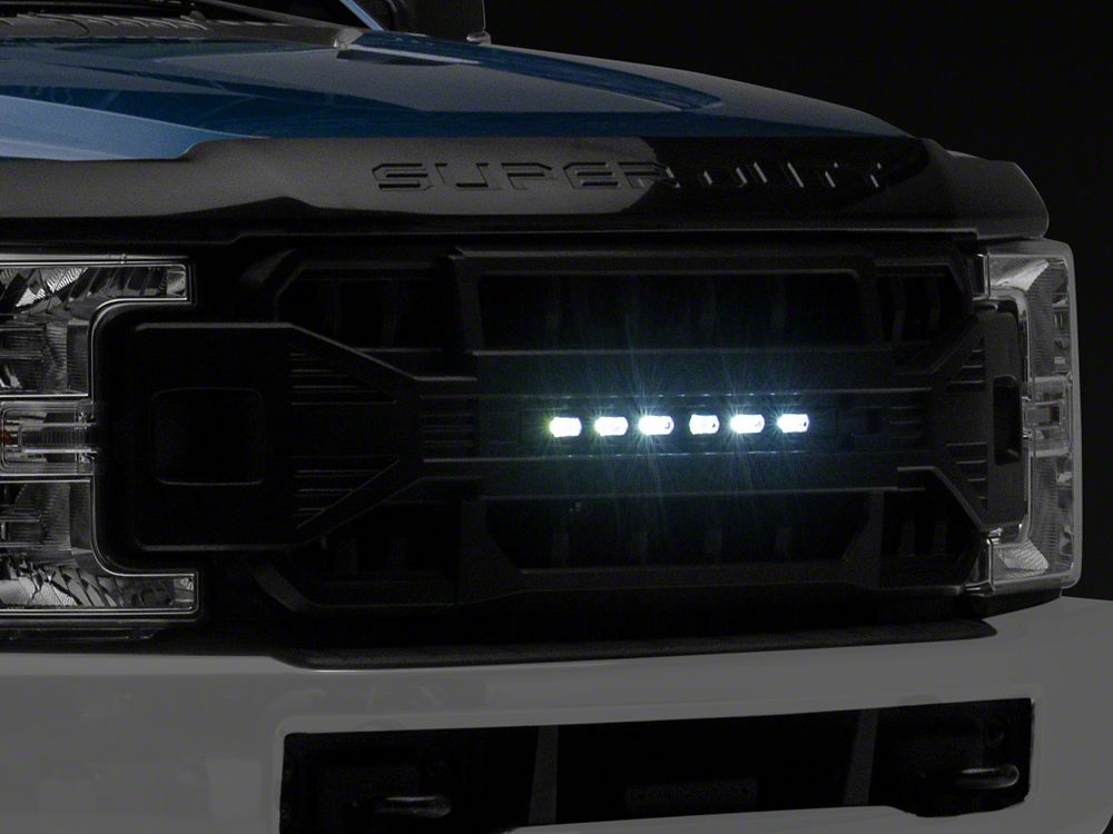 RedRock Armor Upper Replacement Grille with Off-Road LED Lighting (17-19 F-250 Super Duty)