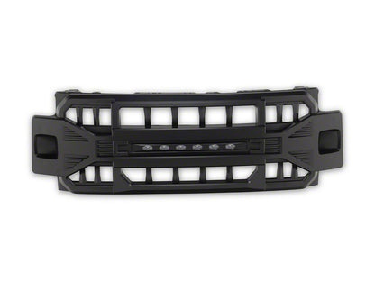 RedRock Armor Upper Replacement Grille with Off-Road LED Lighting (17-19 F-250 Super Duty)
