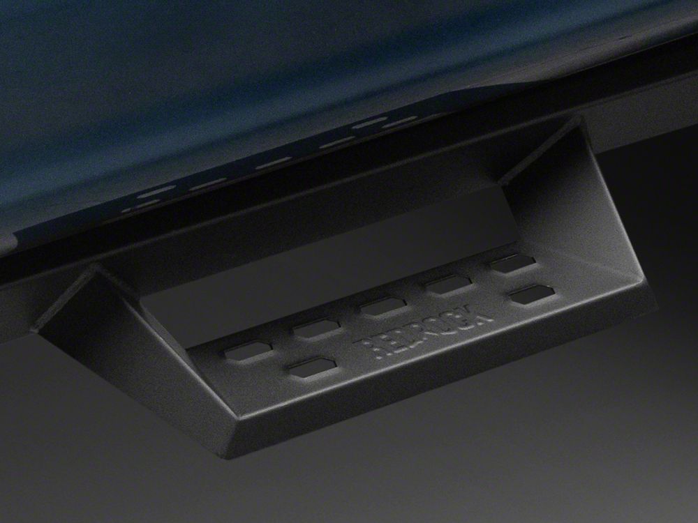 RedRock 4-Inch Drop TC1 Running Boards; Textured Black (17-25 F-250 Super Duty SuperCrew)