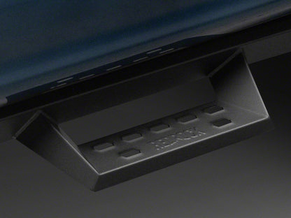 RedRock 4-Inch Drop TC1 Running Boards; Textured Black (17-25 F-250 Super Duty SuperCrew)
