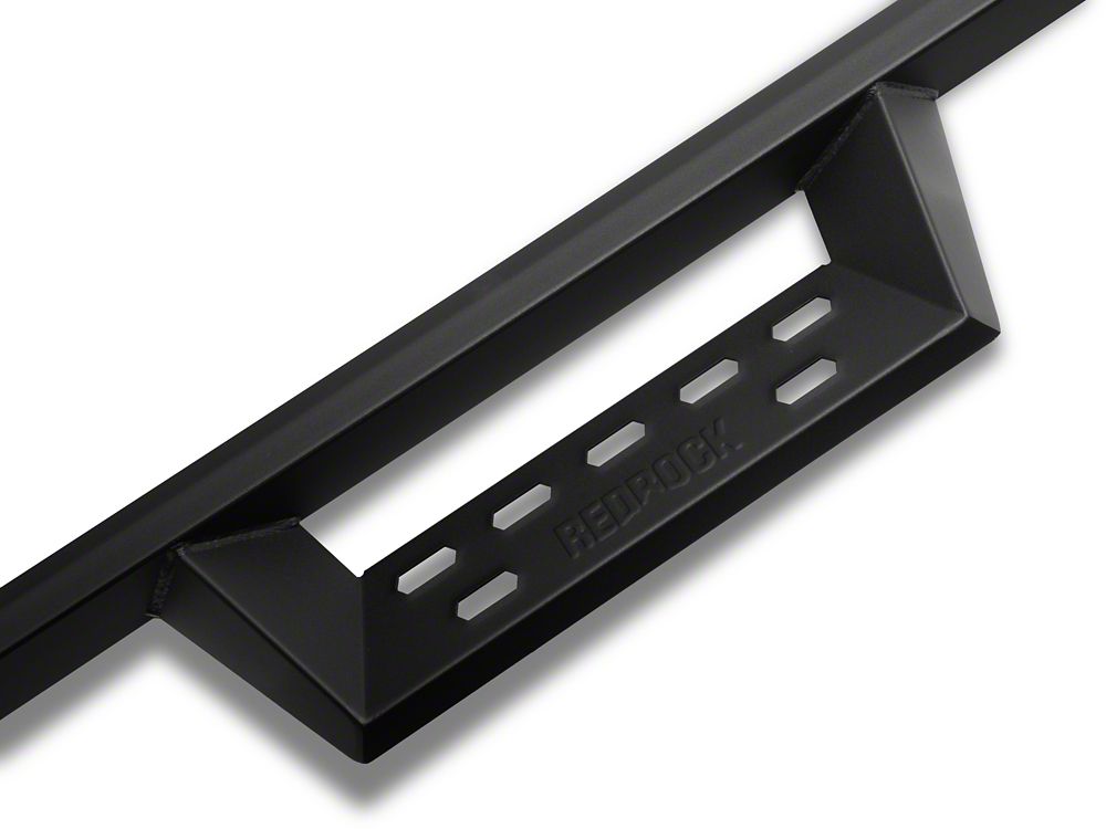 RedRock 4-Inch Drop TC1 Running Boards; Textured Black (17-25 F-250 Super Duty SuperCrew)