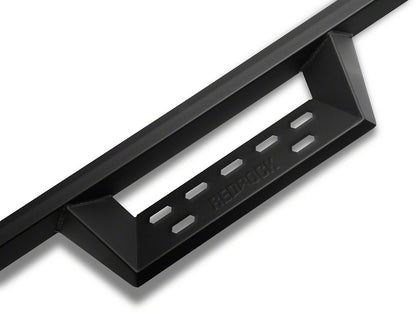 RedRock 4-Inch Drop TC1 Running Boards; Textured Black (17-25 F-250 Super Duty SuperCrew)