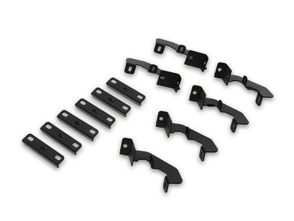 RedRock 4-Inch Drop TC1 Running Boards; Textured Black (17-25 F-250 Super Duty SuperCrew)
