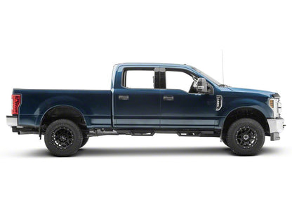 RedRock 4-Inch Drop TC1 Running Boards; Textured Black (17-25 F-250 Super Duty SuperCrew)