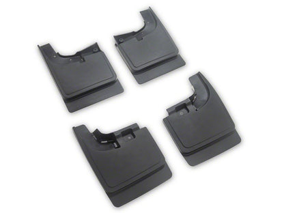 RedRock Molded Mud Guards; Front and Rear (11-22 F-350 Super Duty SRW w/ OE Fender Flares)