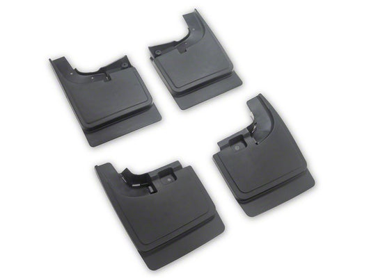 RedRock Molded Mud Guards; Front and Rear (11-22 F-350 Super Duty SRW w/ OE Fender Flares)