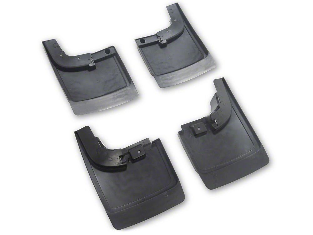 F250 Rocker Guard RedRock Molded Mud Guards; Front and Rear (11-22 F-250 Super Duty w/ O ...
