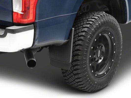RedRock Molded Mud Guards; Front and Rear (17-22 F-250 Super Duty w/o OE Fender Flares)