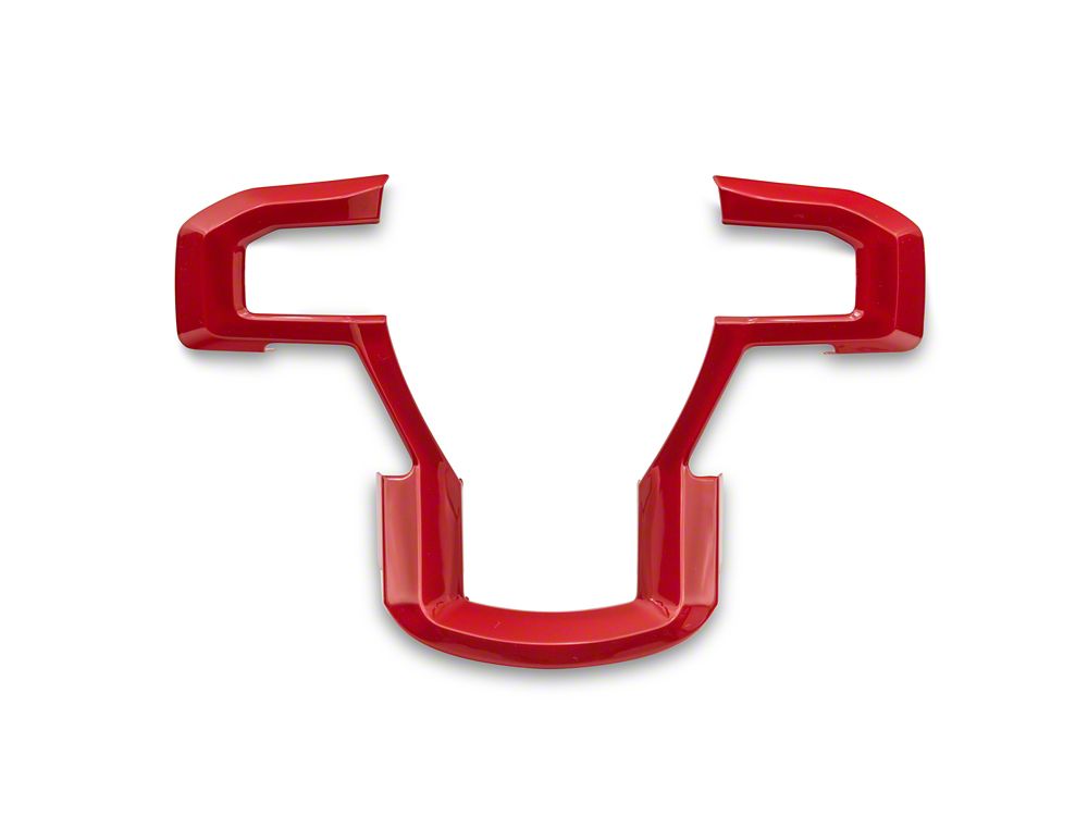 RedRock Steering Wheel Trim; Red (17-22 F-250 Super Duty)