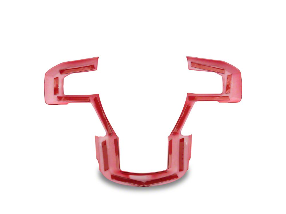 RedRock Steering Wheel Trim; Red (17-22 F-250 Super Duty)