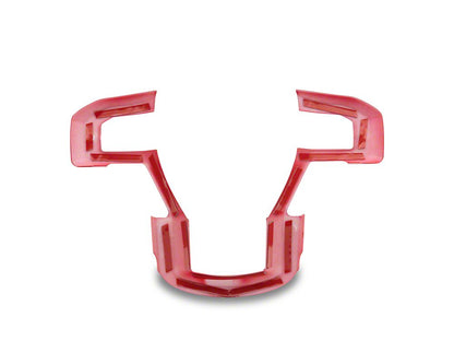 RedRock Steering Wheel Trim; Red (17-22 F-250 Super Duty)