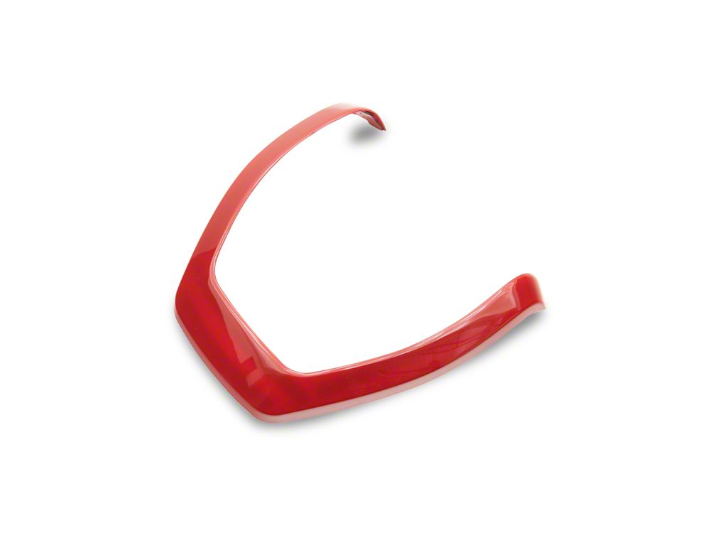 RedRock Steering Wheel Horn Trim; Red (17-22 F-250 Super Duty)