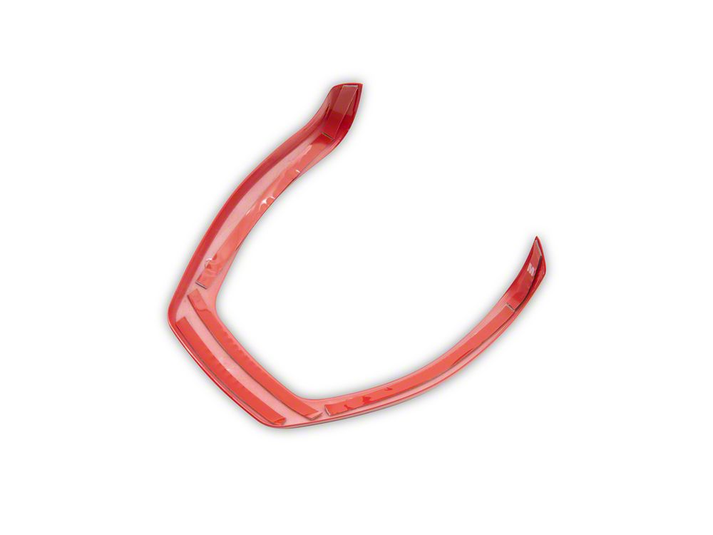 RedRock Steering Wheel Horn Trim; Red (17-22 F-250 Super Duty)