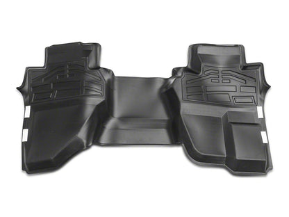 RedRock Sure-Fit Second Row Floor Liner; Black (15-19 Sierra 3500 HD Double Cab)
