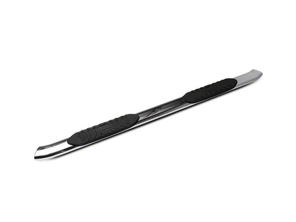 RedRock 5-Inch Oval Bent End Side Step Bars; Stainless Steel (20-25 Sierra 3500 HD Crew Cab)