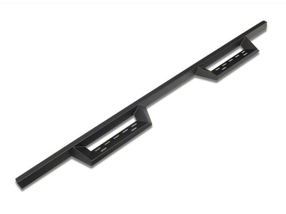 RedRock 4-Inch Drop TC1 Running Boards; Textured Black (20-25 Sierra 3500 HD Crew Cab)