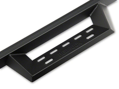 RedRock 4-Inch Drop TC1 Running Boards; Textured Black (20-25 Sierra 3500 HD Crew Cab)