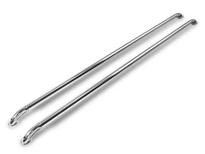 RAM Licensed by RedRock Locker Side Bed Rails; Stainless Steel (03-18 RAM 3500 w/ 6.4-Foot Box)