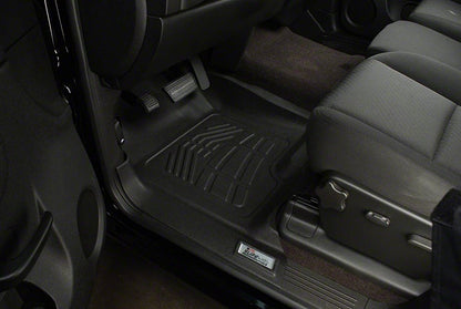 RedRock Sure-Fit Front Floor Liners; Black (07-14 Sierra 3500 HD)