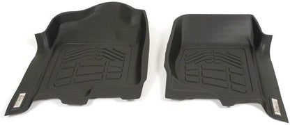 RedRock Sure-Fit Front Floor Liners; Black (07-14 Sierra 3500 HD)