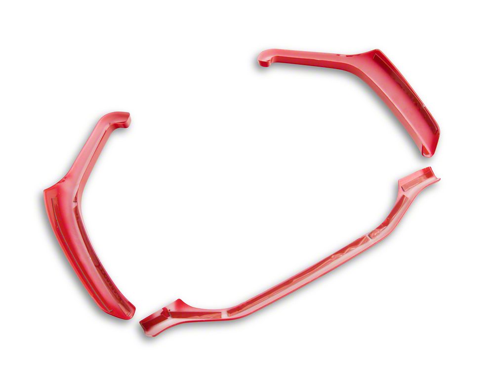 RedRock Gauge Cluster Bezel; Red (17-22 F-350 Super Duty)